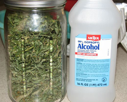 Cannabis Rubbing Alcohol